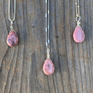Rhodonite Pendants Rhodonite Pendants