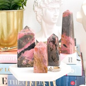 Rhodonite Points & Wands Rhodonite Points & Wands