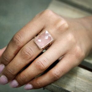 Rose Quartz Rings Rose Quartz Rings