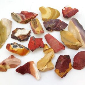 Raw Mookaite Jasper Crystals