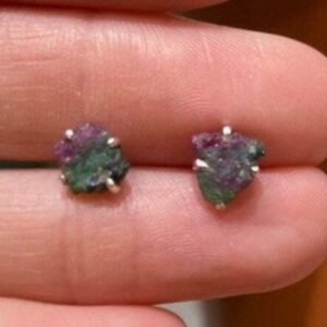 Ruby Zoisite Earrings