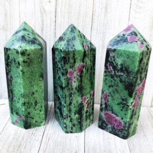 Ruby Zoisite Points & Wands Ruby Zoisite Points & Wands