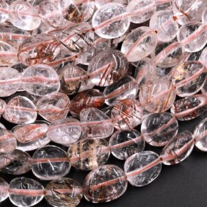 Rutilated Quartz Chip Beads