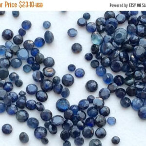 Sapphire Faceted Beads