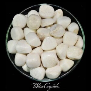 Tumbled Scolecite Stones Tumbled Scolecite Stones