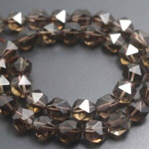 Smoky Quartz Faceted Beads Smoky Quartz Faceted Beads