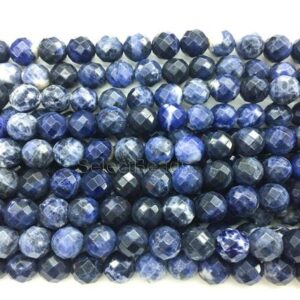Sodalite Faceted Beads Sodalite Faceted Beads