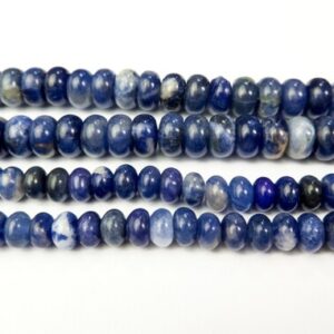 Sodalite Rondelle Beads Sodalite Rondelle Beads