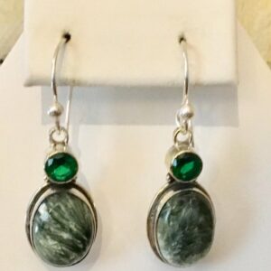 Seraphinite Earrings Seraphinite Earrings
