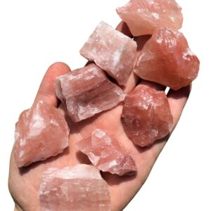 Raw Pink Calcite Crystals
