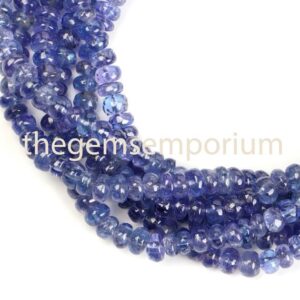 Tanzanite Rondelle Beads Tanzanite Rondelle Beads