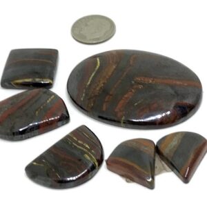 Tiger Iron Cabochons