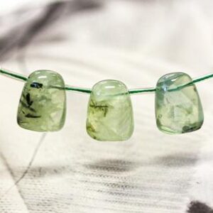 Tourmalinated Quartz Faceted Beads