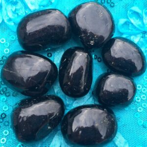 Tumbled Black Tourmaline Stones