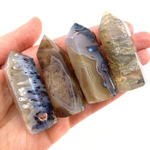 Dendritic Agate Points & Wands