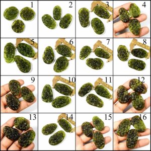 Moldavite Cabochons