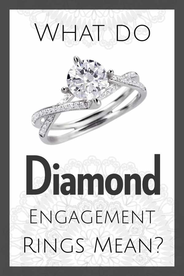What Do Diamond Engagement Rings Mean? - Diamonds represent truth, sovereignty, and grace under pressure. A diamond engagement ring can signify your commitment to entering marriage as a whole, sovereign person and to meeting life’s challenges alongside your beloved with steadiness and grace.
 Click to learn what all the engagement ring gemstones mean! #weddings #engagementrings #bridal #rings