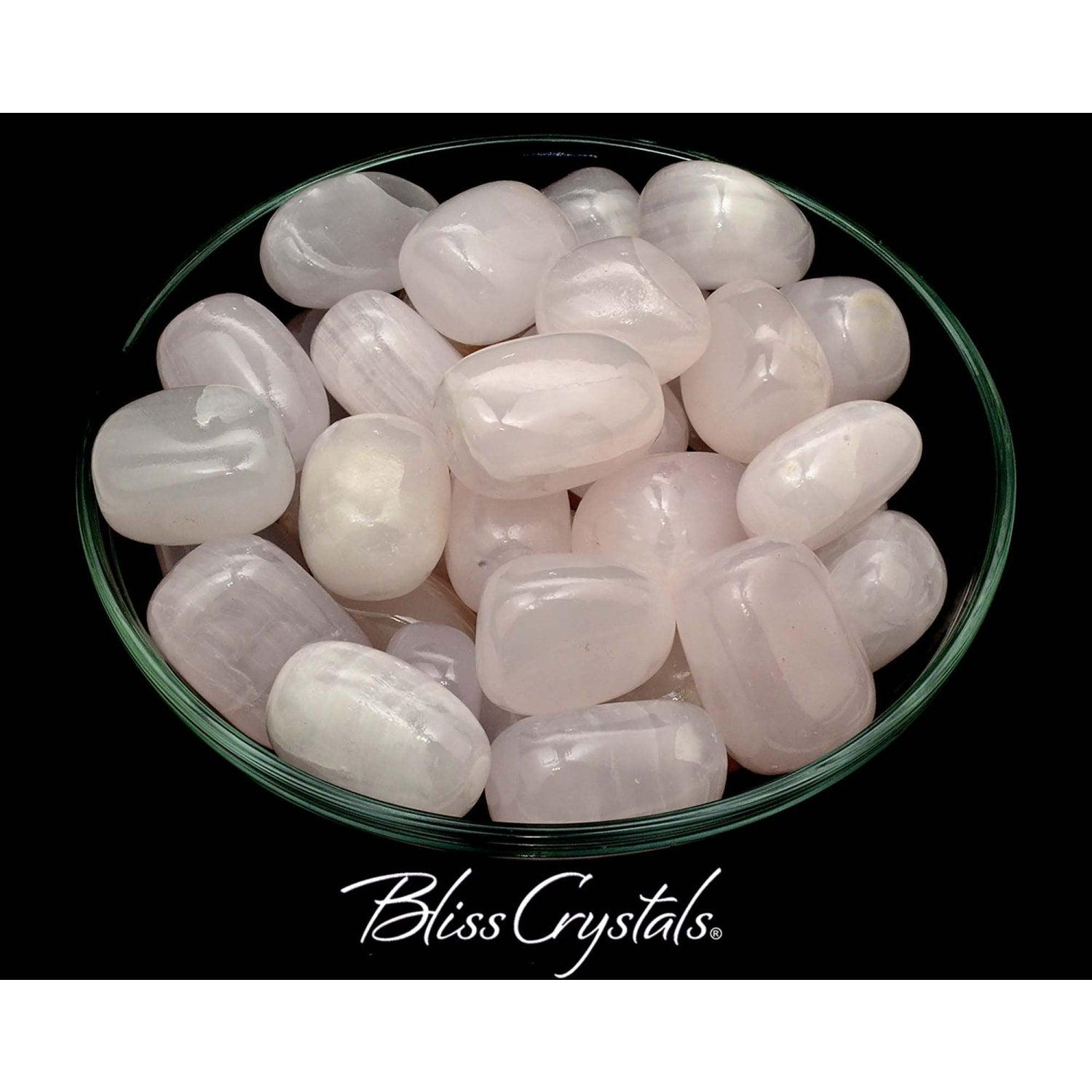 Pink Calcite Tumbled Stone Xl From Peru For Heart Chakra #pc04