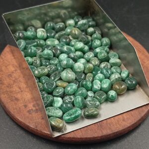 10PCS Natural Green Jade tumble, Polished Gemstone, Smooth Loose Nuggets, For Good luck, Meditation Beads, DIY Craft, Healing crystal 10PCS Natural Green Jade tumble, Polished Gemstone, Smooth Loose Nuggets, For Good luck, Meditation Beads, DIY Craft, Healing crystal