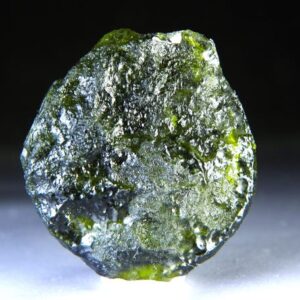 7.2 Grams 36 Carats Raw Moldavite Crystal: Green Meteorite Synergy 12 Healing Stone