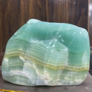 8.7kg Green Pistachio Calcite Freeform Specimen | Natural Decorative Stone