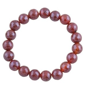 Bracelet Mystic Red Agate Bracelets 8mm Stackable Round Natural Gemstone Crystal Bracelets - Handmade Bracelet Crystal Bracelet Bracelet Mystic Red Agate Bracelets 8mm Stackable Round Natural Gemstone Crystal Bracelets - Handmade Bracelet Crystal Bracelet