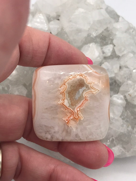 Agate Druzy Cabochon
