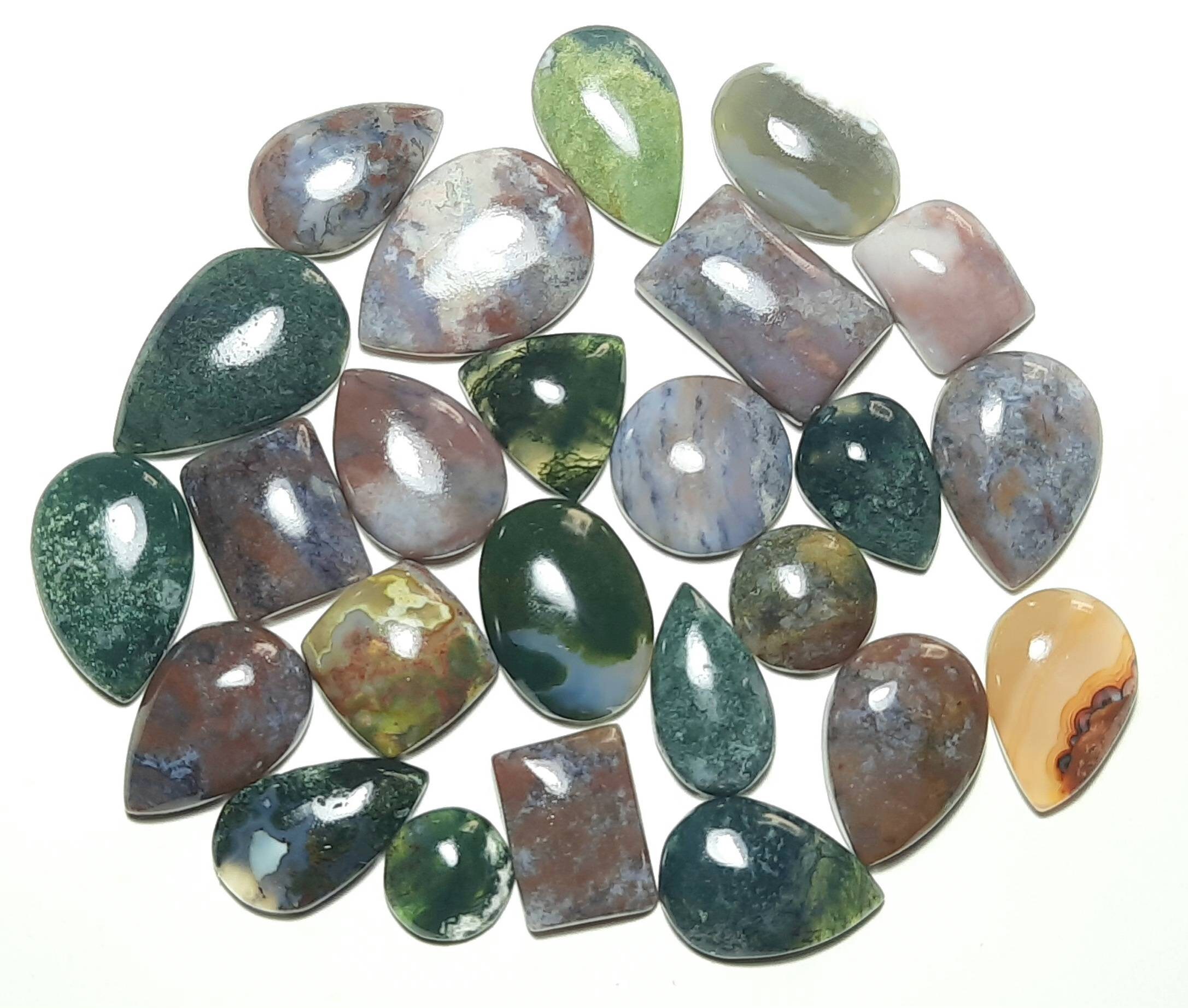 Mix Shape Agate Cabochon Gemstones: Free Size Agate Crystals Mix Shape Agate Cabochon Gemstones: Free Size Agate Crystals