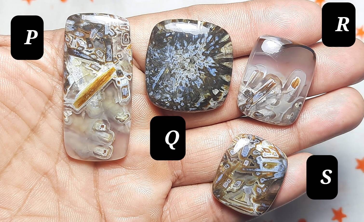 Natural Turkey Agate Cabochon: Loose Gemstone For Jewelry Making