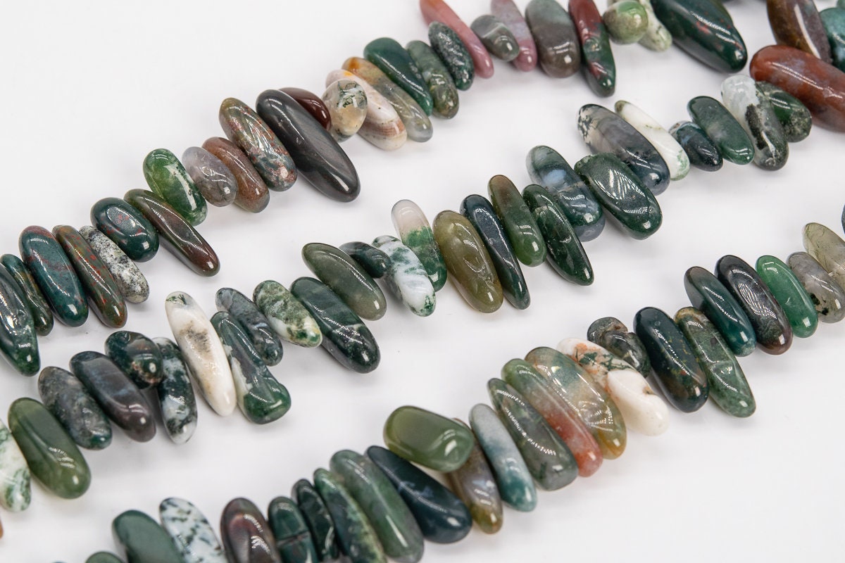 12-24x3-5mm Indian Agate Beads Stick Pebble Chip Grade Aaa Genuine Natural Gemstone Beads 15" / 7.5" Bulk Lot Options (111236) 12-24x3-5mm Indian Agate Beads Stick Pebble Chip Grade Aaa Genuine Natural Gemstone Beads 15" / 7.5" Bulk Lot Options (111236)