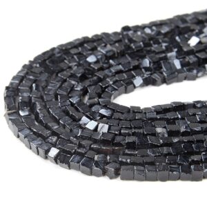 2MM Black Agate Gemstone Nugget Cube Loose Beads 15.5 inch Full Strand (80008881-P13) 2MM Black Agate Gemstone Nugget Cube Loose Beads 15.5 inch Full Strand (80008881-P13)