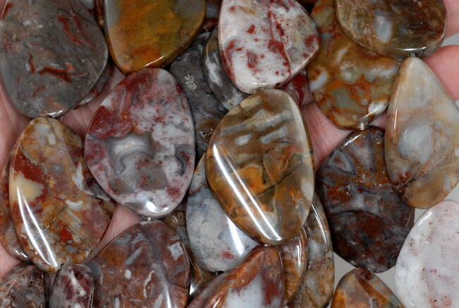 36x26mm Mexican Lace Agate Gemstone Twist Nugget Loose Beads (90182374-a118) 36x26mm Mexican Lace Agate Gemstone Twist Nugget Loose Beads (90182374-a118)