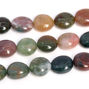 8-10mm Multicolor Indian Agate Beads Pebble Nugget Grade Aaa Genuine Natural Gemstone Loose Beads 15.5" /7.5" Bulk Lot Options (108537)