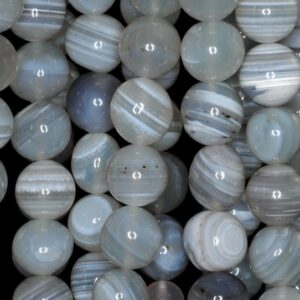 Grey Lace Agate Gemstone Grade Aa Pebble Nugget 15x14mm Loose Beads 7 Inch Half Strand (90191817-b66)