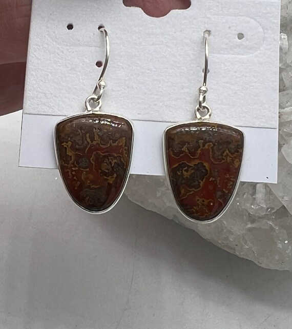 Seam Agate Earrings