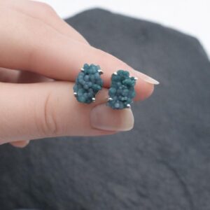 Vineyard - Unique Grape Agate Sterling Silver Stud Earrings Vineyard - Unique Grape Agate Sterling Silver Stud Earrings
