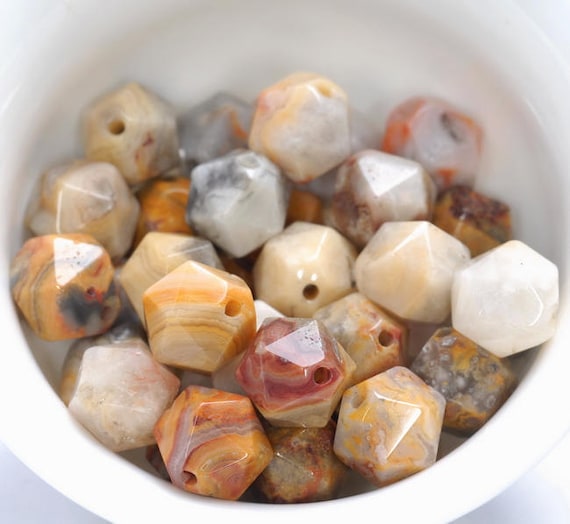 6mm Crazy Lace Agate Beads Star Cut Faceted Grade Aaa Genuine Natural Gemstone Loose Beads 14.5" Lot 1,3,5,10 And 50 (80005184-m18)