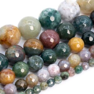 Indian Agate Beads Grade Aaa Genuine Natural Gemstone Micro Faceted Round Loose Beads 6mm 8mm 10mm 12mm Bulk Lot Options
