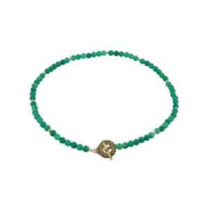 Green Bead 18 inch Necklace, Emerald Green Agates in Gold Pewter Toggle Clasp, Birthday & Christmas Gifts for Her for Mom Green Bead 18 inch Necklace, Emerald Green Agates in Gold Pewter Toggle Clasp, Birthday & Christmas Gifts for Her for Mom