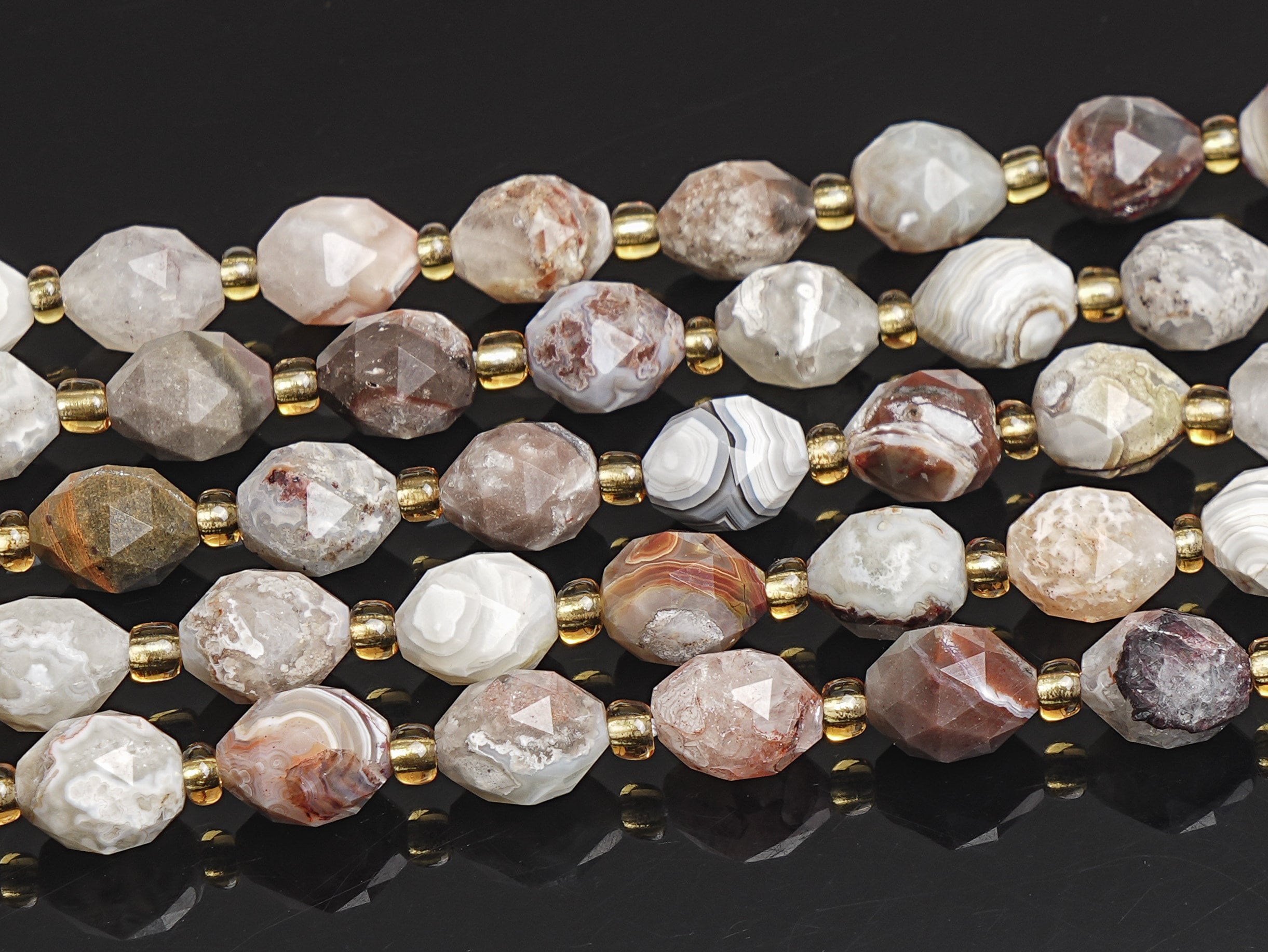 8mm Multicolor Mexican Crazy Lace Agate Beads Grade Aa Genuine Natural Gemstone Drum Barrel Rice Bead Loose Beads 15"/7.5" Bulk Lot Options 8mm Multicolor Mexican Crazy Lace Agate Beads Grade Aa Genuine Natural Gemstone Drum Barrel Rice Bead Loose Beads 15"/7.5" Bulk Lot Options