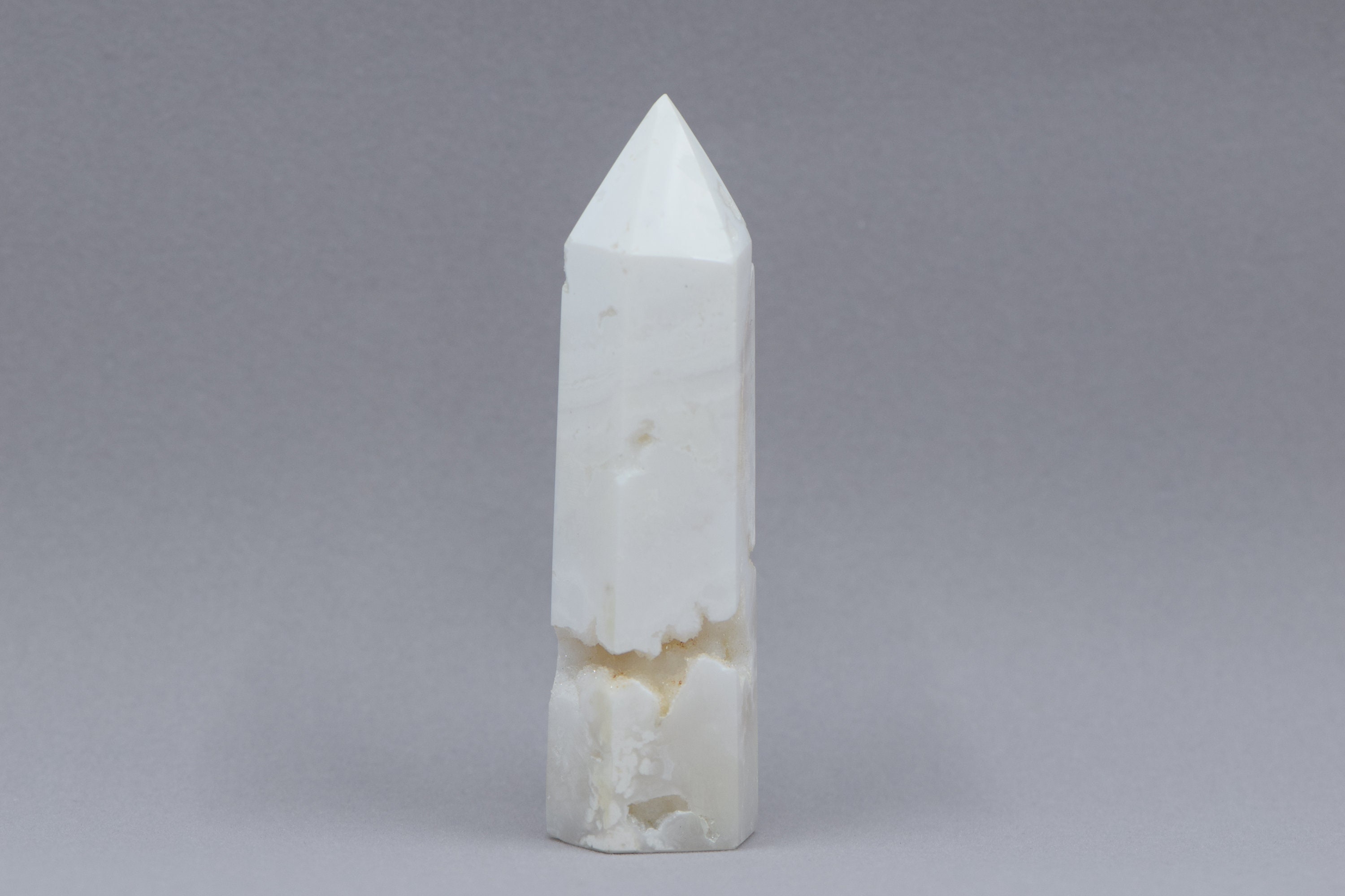 Druzy Snow Agate Tower Druzy Snow Agate Tower