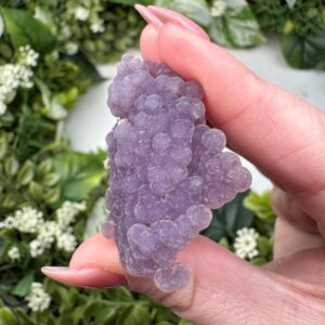 Grape Agate | 25g | - #2 (raw Purple Crystal Specimen, Crown Chakra, Healing Stone, Intuition)