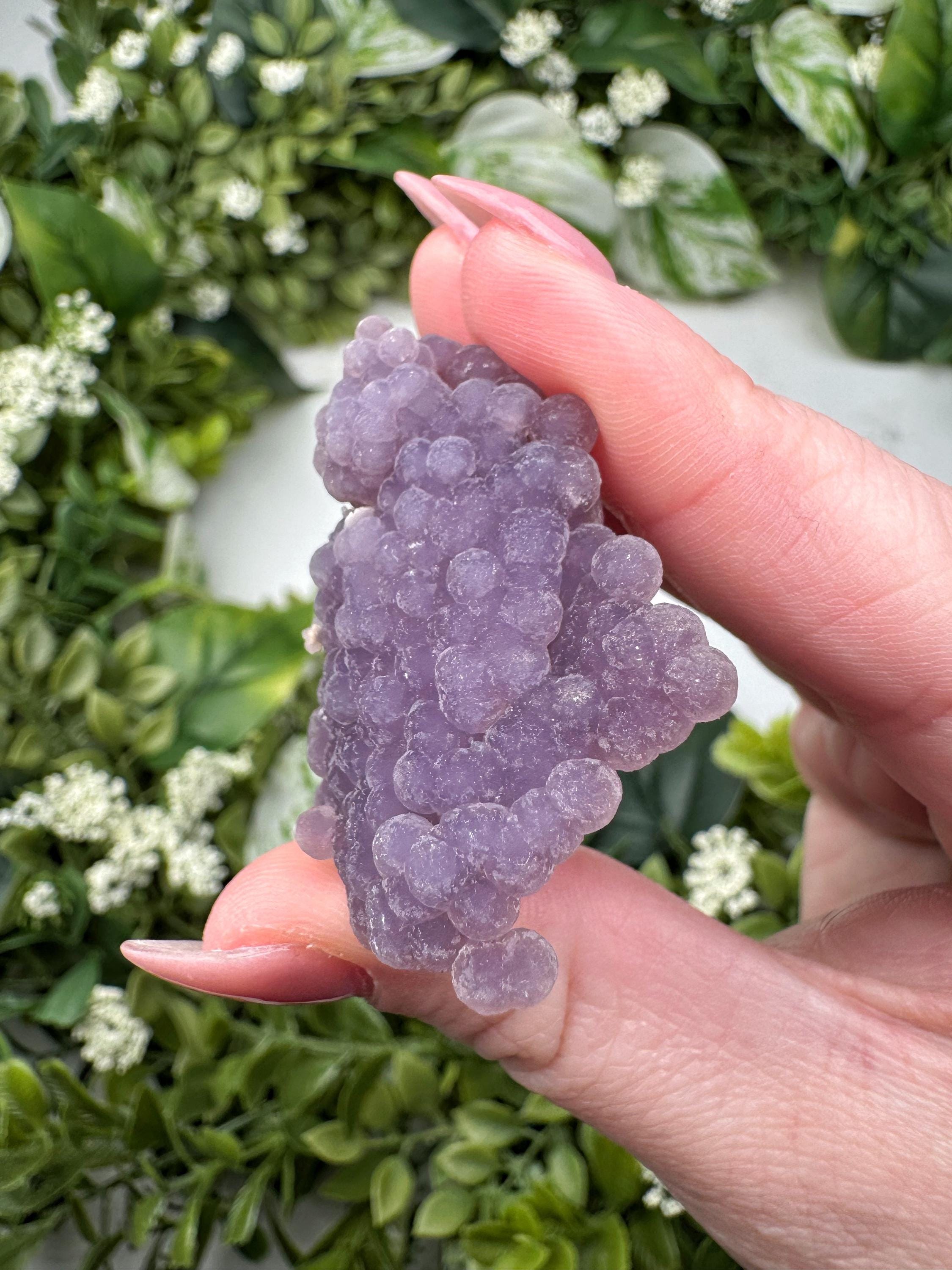 Grape Agate | 25g | - #2 (raw Purple Crystal Specimen, Crown Chakra, Healing Stone, Intuition)