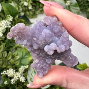 Grape Agate | 18g | - #6 (raw Purple Crystal Specimen, Crown Chakra, Healing Stone, Intuition)