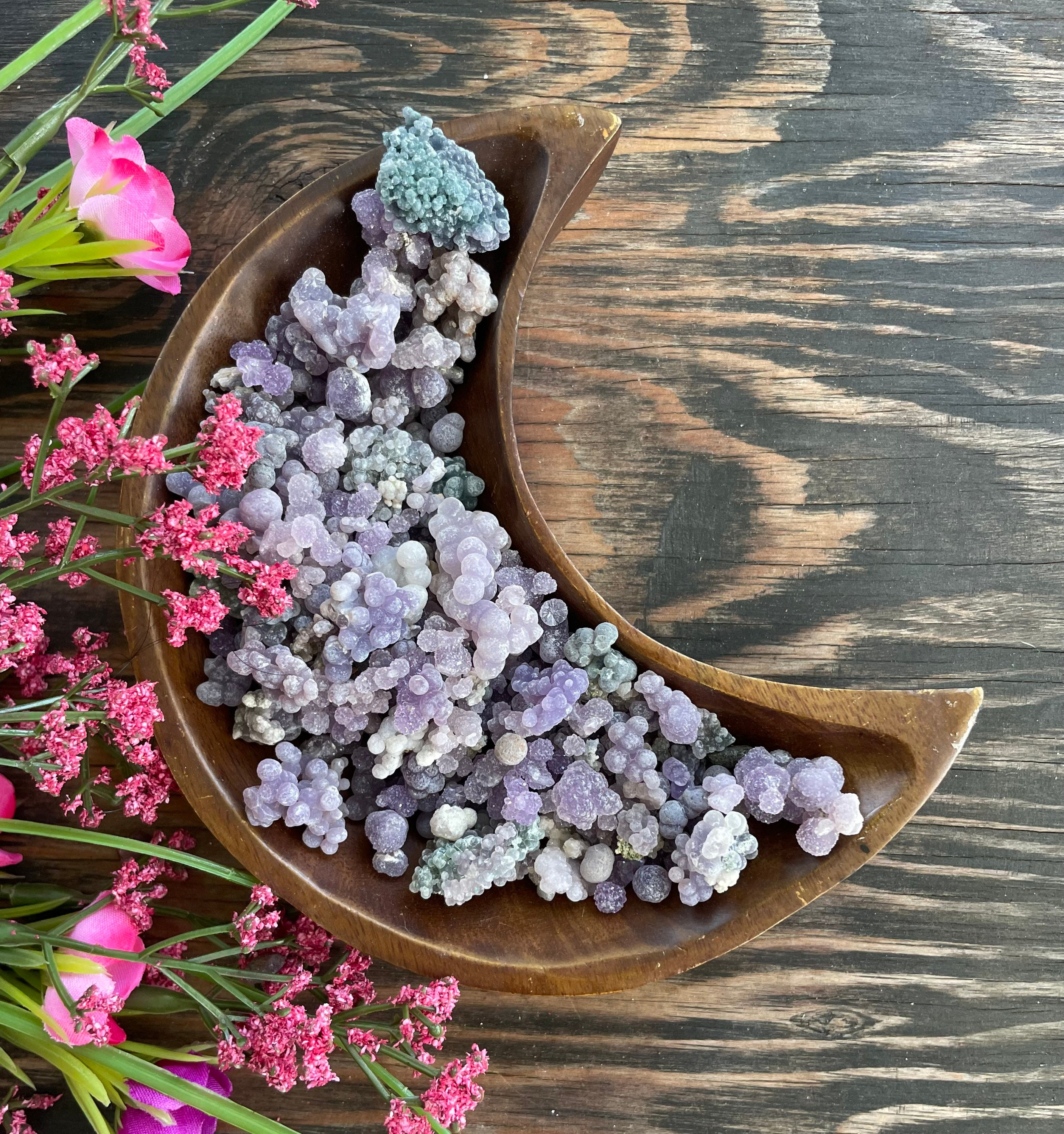 Grape Agate Cluster, Qty. 1 Small Cluster