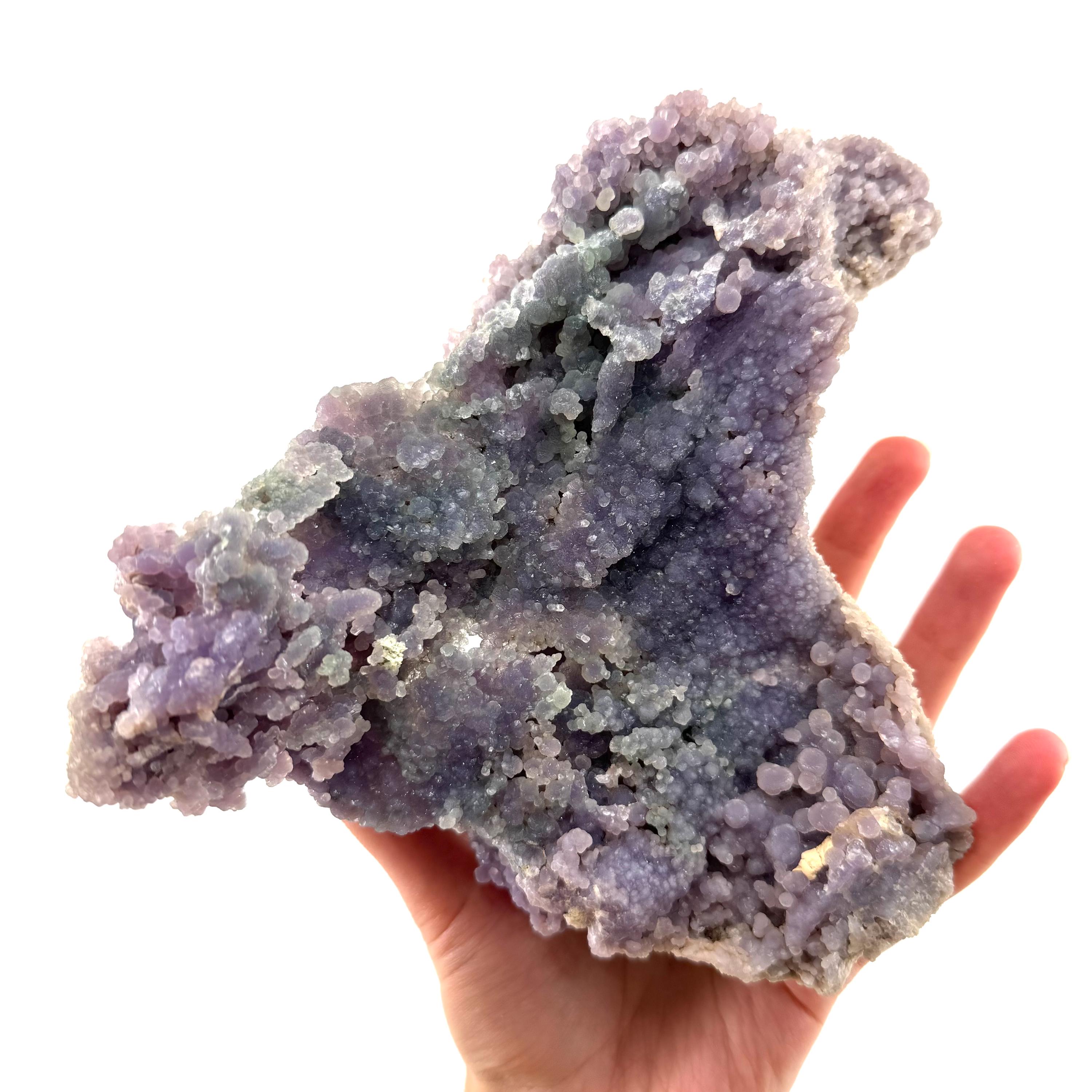 Grape Agate Crystal Specimen | Purple Botryoidal Chalcedony, Indonesia Grape Agate Crystal Specimen | Purple Botryoidal Chalcedony, Indonesia