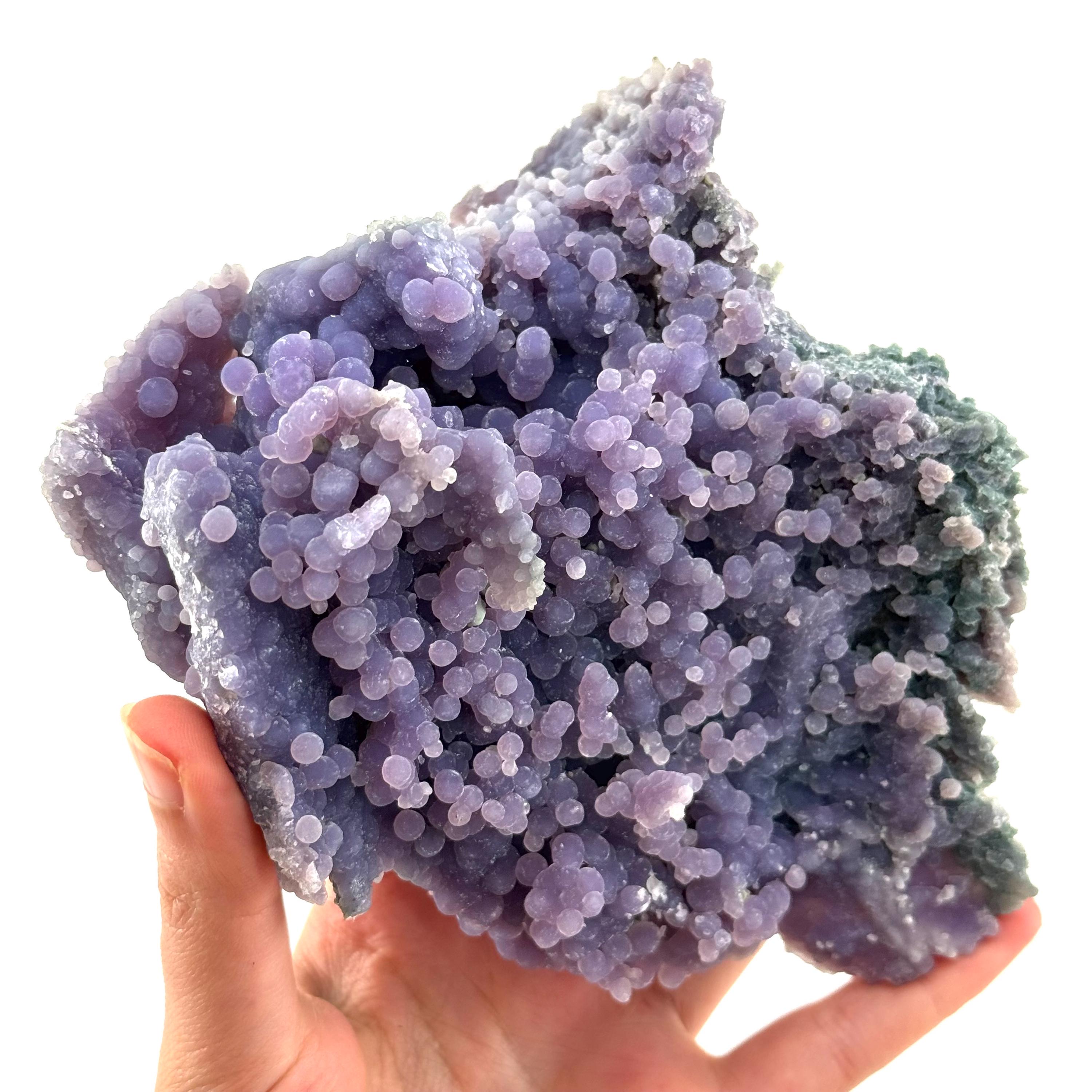 Grape Agate Crystal Specimen | Purple Botryoidal Chalcedony, Indonesia Grape Agate Crystal Specimen | Purple Botryoidal Chalcedony, Indonesia
