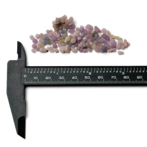 Raw Grape Agate Stone Lot: Light Gray Purple Crystals (8g)
