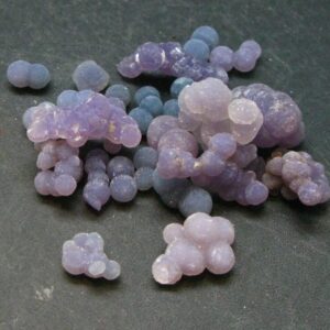 Lot Of 25 Purple Grape Agate Clusters From Indonesia