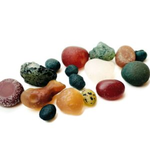 Mini Gobi Agate Lot (30G): Raw Chalcedony Crystal, Mongolia Gemstone